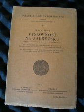 kniha Výslovnost na Zábřežsku Fonetická studie z moravské dialektologie, Univerzita Karlova, Filozofická fakulta 1949