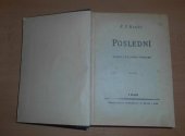 kniha Poslední román z Dálného Východu, J. Otto 1925