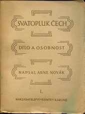 kniha Svatopluk Čech Díl 1 Dílo a osobnost., Vesmír 1921