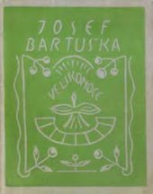 kniha Velikonoce sbírka veršů, J. Bartuška 1923