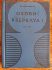 kniha Osobní přeprava Učební text pro 1. roč. učebního oboru železničář-železničářka, Nadas 1972