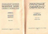 kniha Pražské obrázky. Řada 1, J. Otto 1922