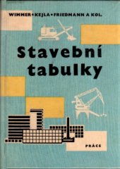 kniha Stavební tabulky, Práce 1965