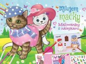 kniha Milujem mačky Maľovanky s nálepkami, Foni book 2025