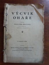 kniha Výcvik ohaře, Hubert 1924