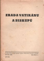 kniha Zrada Vatikánu a biskupů, s.n. 1949