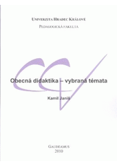 kniha Obecná didaktika - vybraná témata, Gaudeamus 2010