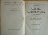 kniha Základy radiotechniky, Elektrotechnický svaz československý 1948