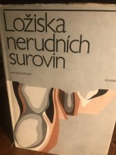 kniha Ložiska nerudních surovin, Academia 1984