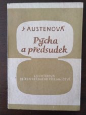 kniha Pýcha a předsudek román, Jan Laichter 1949