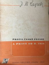 kniha Profil české poesie a prosy od r. 1918, Karel Voleský 1947
