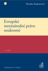 kniha Evropské mezinárodní právo soukromé, C. H. Beck 2013