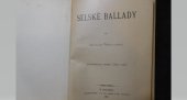 kniha Selské ballady, Ed. Grégr & Ed. Valečka 1885
