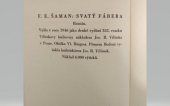 kniha Svatý Fábera Román, Jos. R. Vilímek 1946
