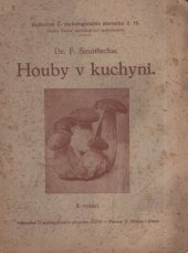 kniha Houby v kuchyni, Česká mykologická společnost 1939