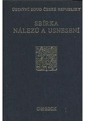 kniha Sbírka nálezů a usnesení., C. H. Beck 2010
