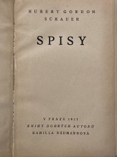 kniha Spisy, Neumannová 1917