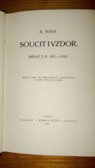 kniha Soucit i vzdor básně z r. 1891 - 1894, Hejda a Tuček 1911