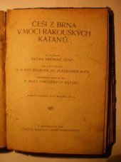 kniha Češi z Brna v moci rakouských katanů, Jan Svátek 1919
