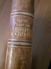 kniha Panování Josefa I. a Karla VI, I.L. Kober 1895