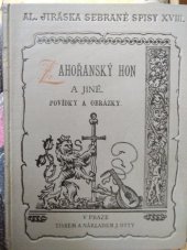 kniha Zahořanský hon a jiné povídky a obrázky, J. Otto 1894