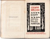 kniha Otokar Březina essay, Symposion 1903