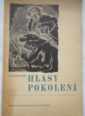 kniha Hlasy pokolení příručka rodopisného pracovníka, Krajské ústředí osvětových sborů 1941