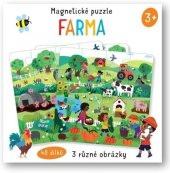 kniha Magnetické puzzle Farma 48 dílků, 3 různé obrázky, Svojtka 2024