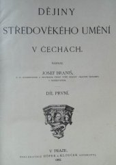 kniha Dějiny středověkého umění v Čechách, Höfer a Klouček 1892