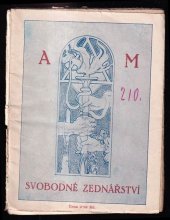 kniha Svobodné zednářství, Volná myšlenka čsl. 1924