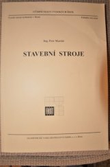 kniha Stavební stroje, Cerm 2004