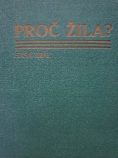 kniha Proč žila? (Román), František Šupka 1932