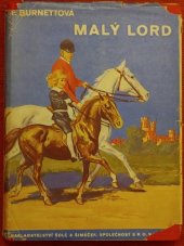 kniha Malý lord, Šolc a Šimáček 1933