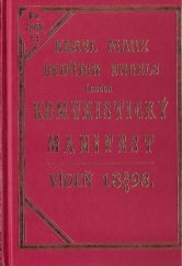 kniha Komunistický manifest podle prvního vydání Komunistického manifestu v Čechách, Otakar II. 2000