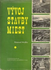 kniha Vývoj stavby miest, Slovenska akademia vied  1961