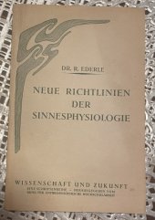 kniha Neue richtlinien  der sinnesphysiologie, Der Kommende Tag 1921