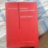 kniha Pětimístné logaritmické tabulky čísel a goniometrických funkcí s dalšími matematickými tabulkami a tabulky konstant fysikálních, chemických, astronomických a jiných, Československá akademie věd 1962