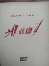 kniha A co? básnická sbírka, Krajské nakladatelství 1957