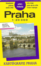 kniha Praha-plán města, Kartografie 1991