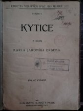 kniha Kytice z básní, B. Kočí 1921