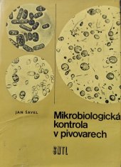 kniha Mikrobiologická kontrola v pivovarech, SNTL 1980