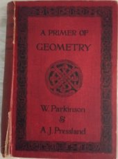 kniha A primer of geometry, Oxford University Press 1926