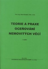 kniha Teorie a praxe oceňování nemovitých věcí, Akademické nakladatelství CERM 2016