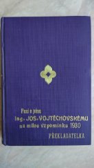 kniha Život sv. Františka z Assisi, Josef Pelcl 1905