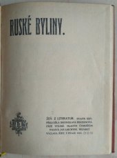 kniha Ruské Byliny, Jan Laichter 1925