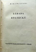 kniha Záhada Rygsecků, Plzákovo nakladatelství 1946