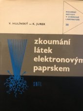 kniha Zkoumání látek elektronovým paprskem, SNTL 1982