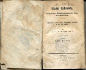 kniha Blažej Holoubek příběhové z denníku vesnického školního mládence : zábavná kniha pro dospělejší mládež a pro lid vůbec, Jarosl. Pospíšil 1852