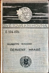 kniha Červený hrabě drama o 3 jednáních s předehrou, J. Otto 1900