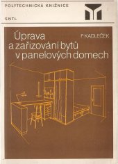 kniha Úprava a zařizování bytů v panelových domech, SNTL 1986